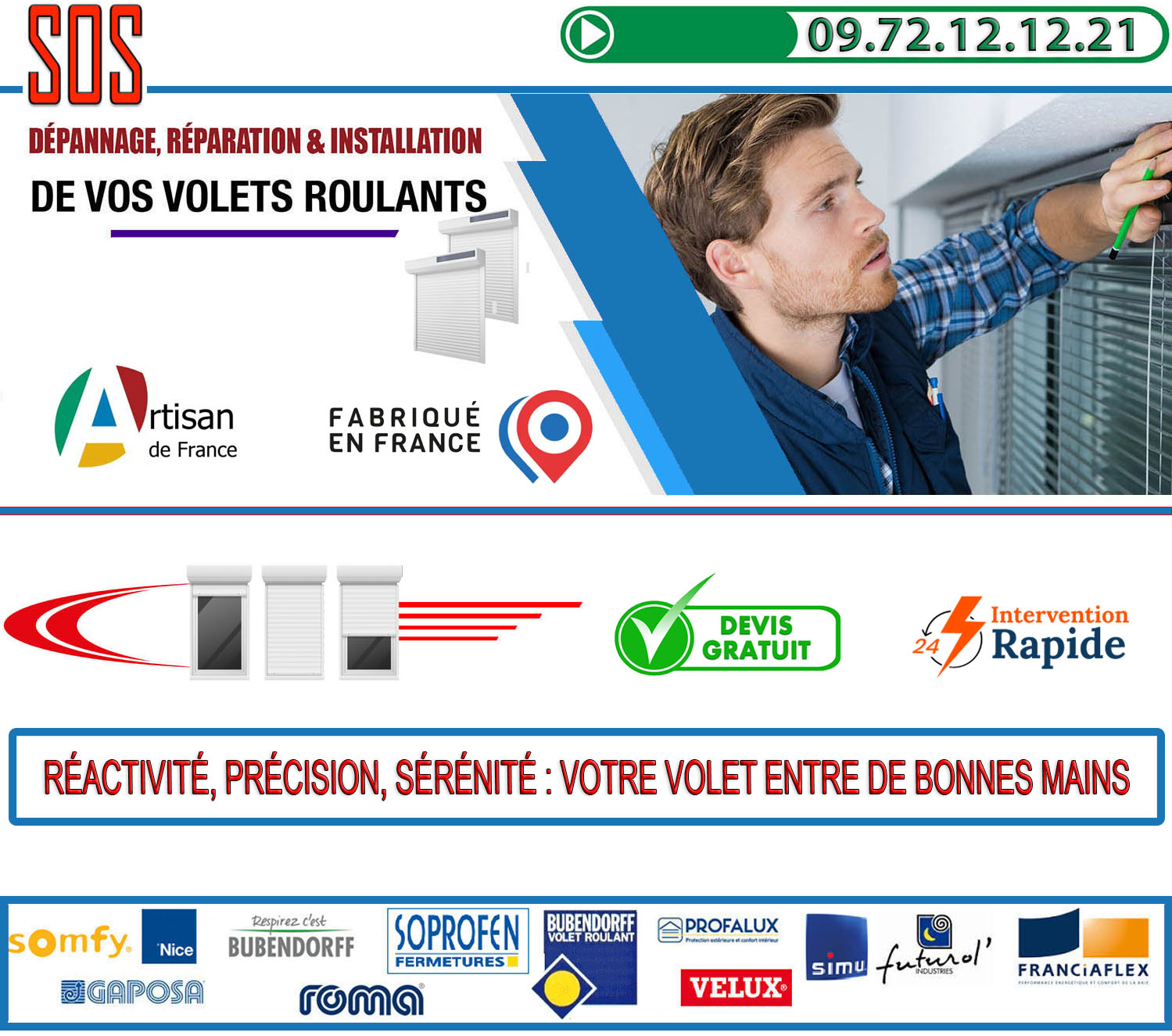 Depannage volet roulant Argenteuil